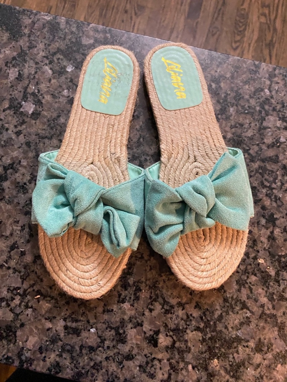 Liliana color Mint Slide Sandals - Women